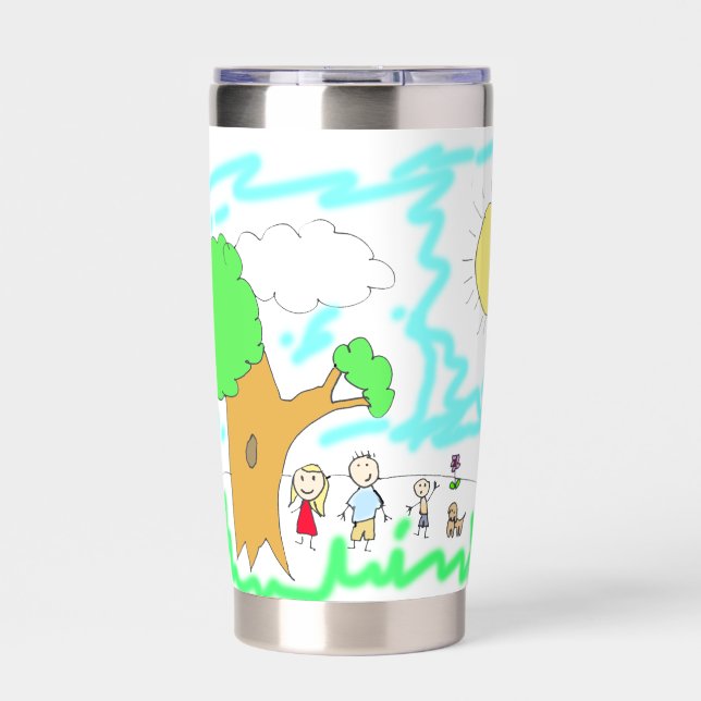 Add your Child's Artwork to this Insulated Tumbler (Front)