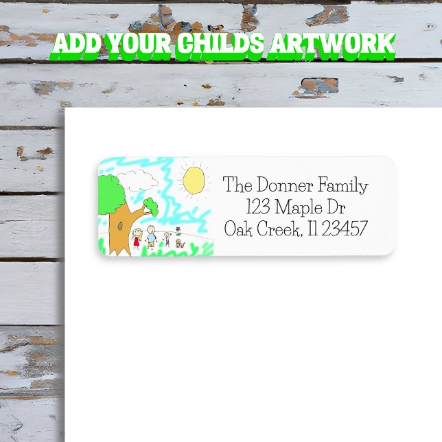 Add Your Child's Artwork to this   Label (Creator Uploaded)