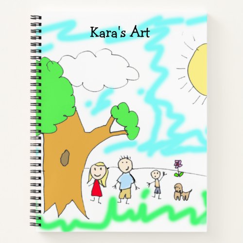 Add your Childs Artwork to this Notebook