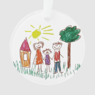 Add your Child's Artwork to this Ornament