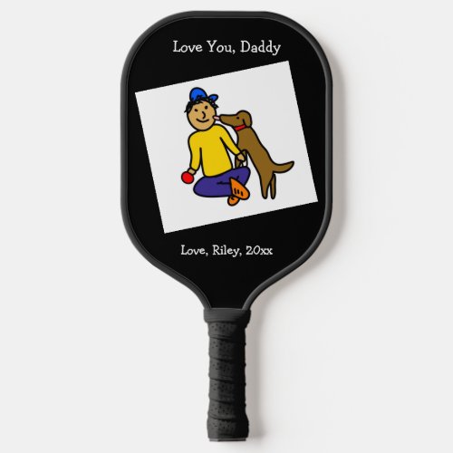 Add Your Childs Artwork to this  Pickleball Paddle