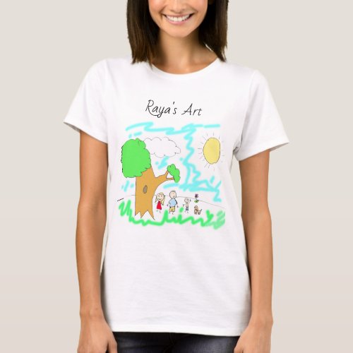 Add your Childs Artwork to this Shirt