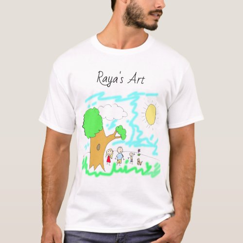 Add your Childs Artwork to this Shirt