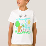 Add Your Child&#39;s Artwork To This Shirt at Zazzle