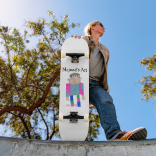 Add your Child's Artwork to this  Skateboard