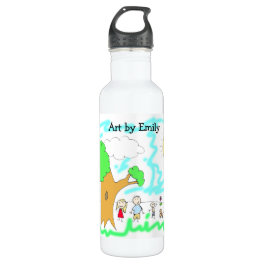 Add your Child's Artwork to this Stainless Steel Water Bottle