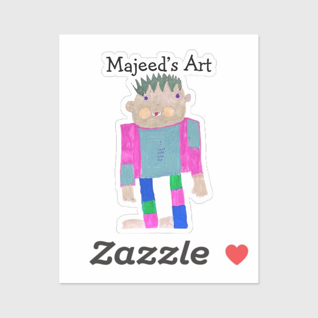 Add your Child's Artwork to this  Sticker (Sheet)
