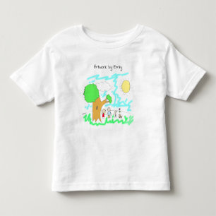 Add your Child's Artwork to this Toddler T-shirt