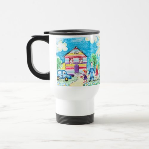 Add your Childs Artwork to this Travel Mug