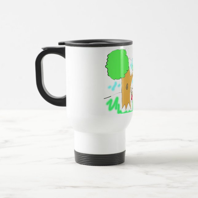Add your Child's Artwork to this Travel Mug (Left)