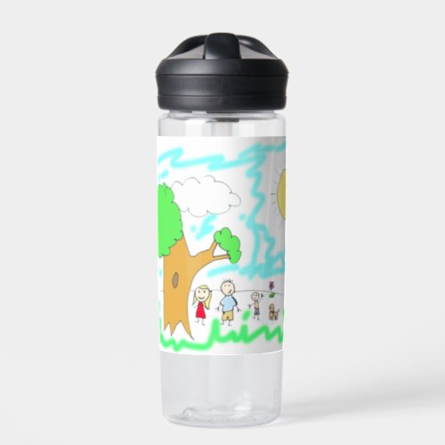 Add your Childs Artwork to this Water Bottle