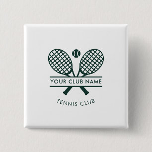 Add Your Club Name Tennis Icons Green Team Button