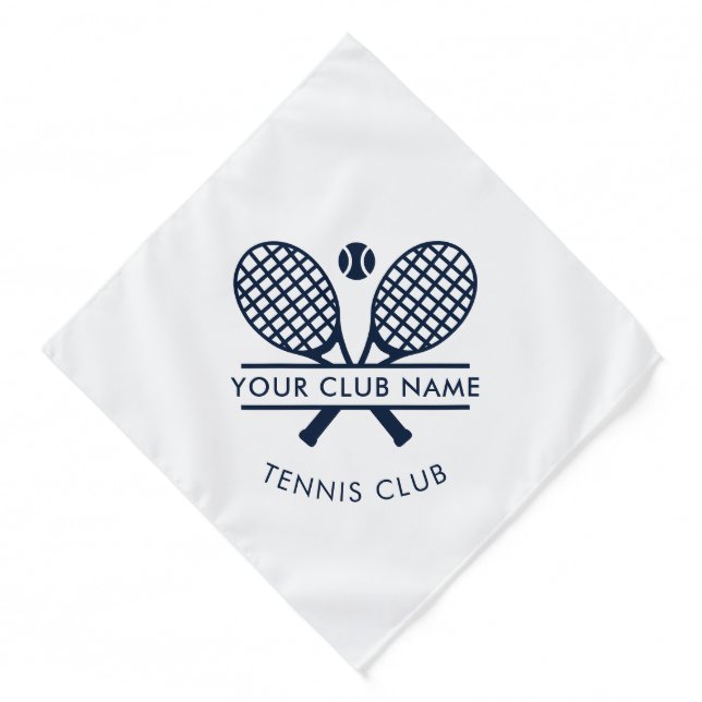 Add Your Club Name Tennis Icons Tournament Swag Bandana (Front)