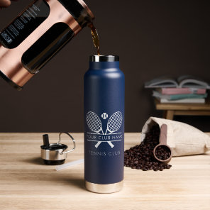 Add Your Club Name Tennis Sports Water Bottle