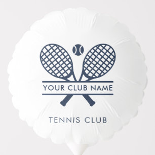 Add Your Club Name Tennis Team Any Color Balloon