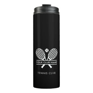 Add Your Club Name Tennis Team Any Color Thermal Tumbler