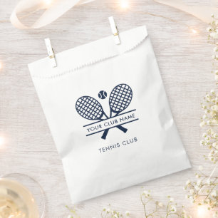 Add Your Club Name Tennis Team Events Favor Bag