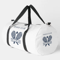 Add Your Club Name Tennis Team Navy Blue Custom