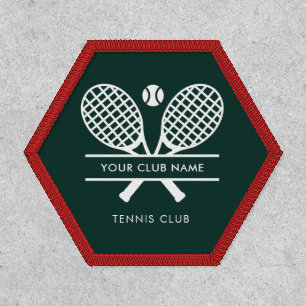 Add Your Club Name Tennis Team Navy Green Patch