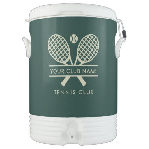 Add Your Club Name Tennis Team Players Custom Beverage Cooler