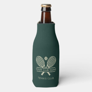 Add Your Club Name Tennis Team Swag Custom Bottle Cooler