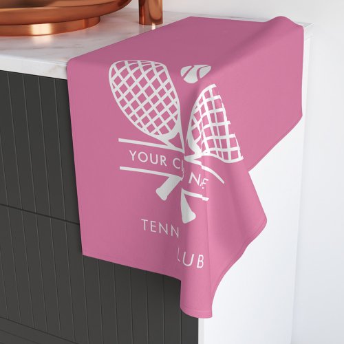 Add Your Club Name Tennis Team Swag Hand Towel