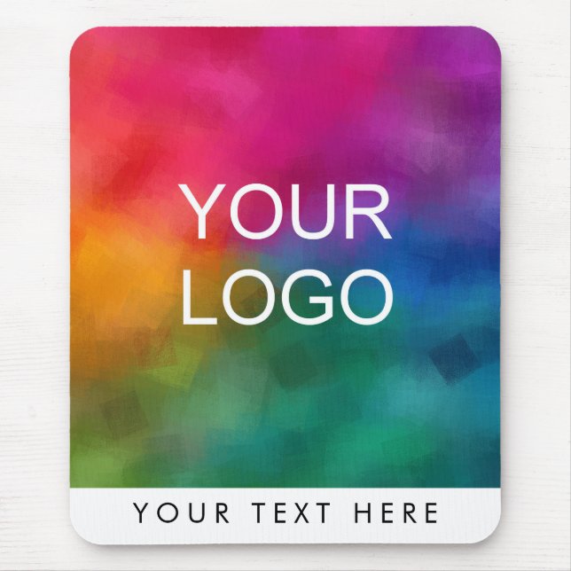 Add Your Company Business Logo Here Vertical Mouse Pad (Front)