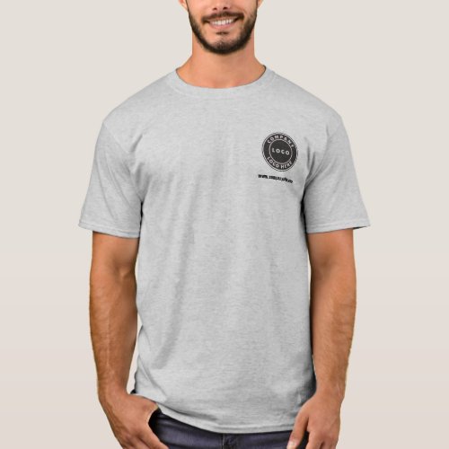 Add Your Company Logo Business Employees T_Shirt
