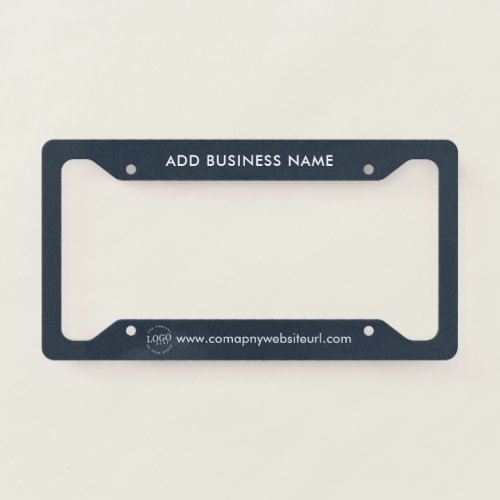 Add Your Company Logo Business Staff Employees License Plate Frame