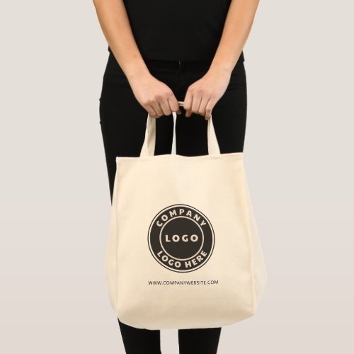 Add Your Company Logo Business Website Employee Tote Bag