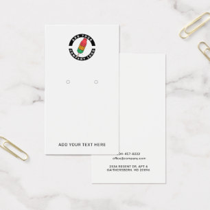 Add Your Company Logo Custom Display Card