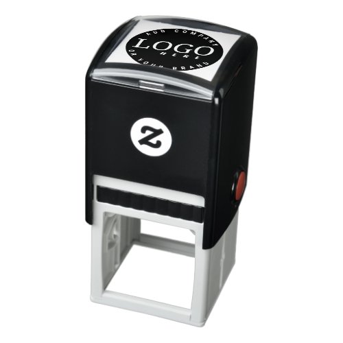 Add Your Company Logo Modern Business Self_inking Stamp
