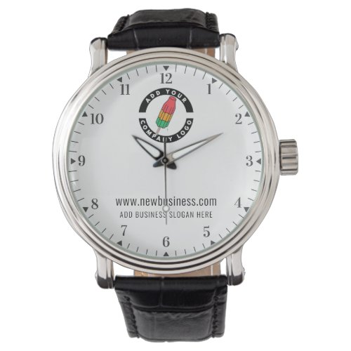 Add Your Company Logo Website Address Custom Watch