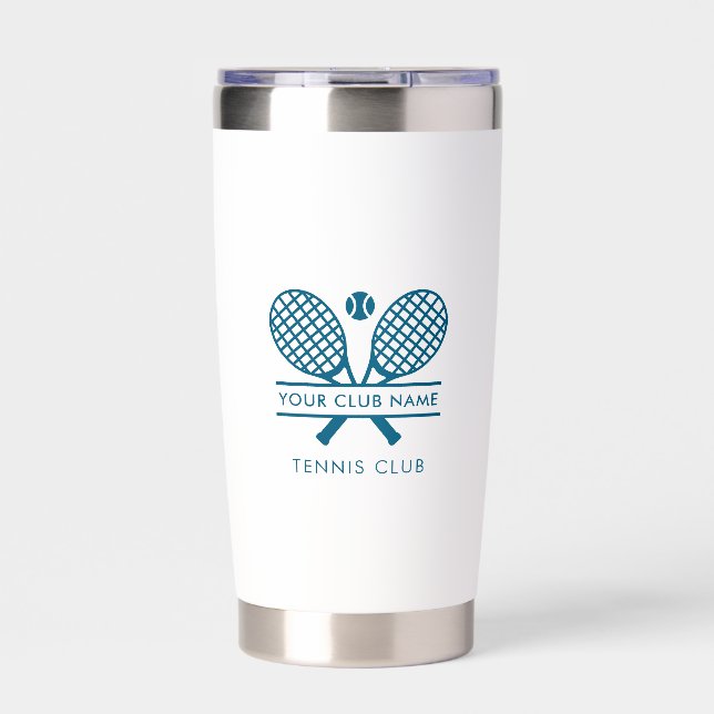 Add Your Country Club Name Tennis Players Custom Insulated Tumbler (Front)
