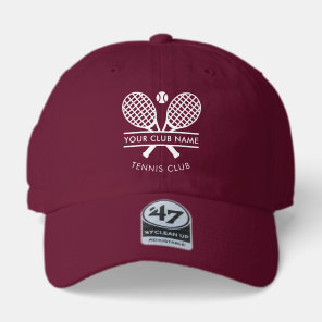 Add Your Country Club Name Tennis Rackets Motif 47 Brand Hat