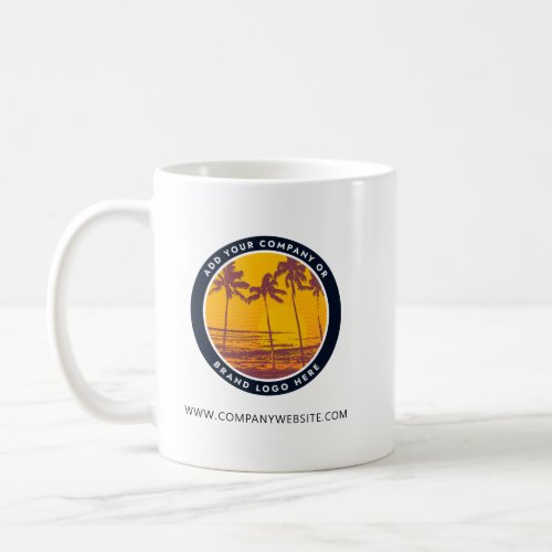 Add Your Custom Business Brand Logo Coffee Mug