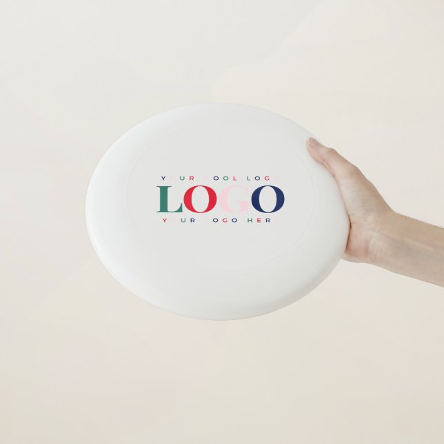 Add Your Custom Colorful Rectangle Business Logo Wham-O Frisbee (In Hand)