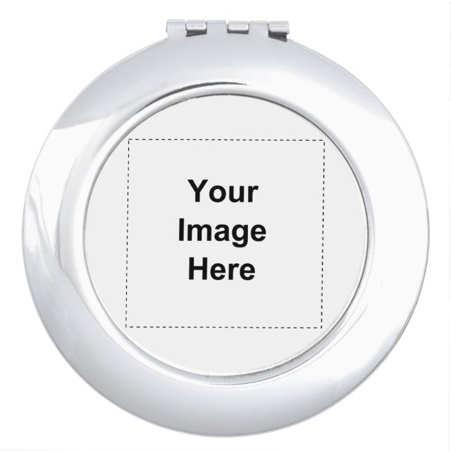 Add your Custom Image or text personalized Makeup Mirror (Front)