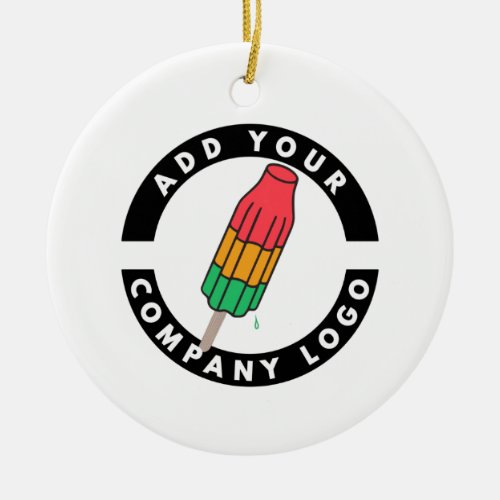 Add Your Custom Logo Business Promotional Ceramic Ornament