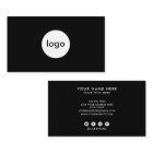 Add your custom logo circle professional black