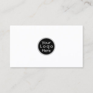 Add your custom logo circle professional business  card