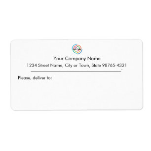 Add your Custom Logo custom Business address Label