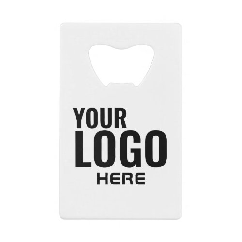 Add your custom logo professional credit card bottle opener