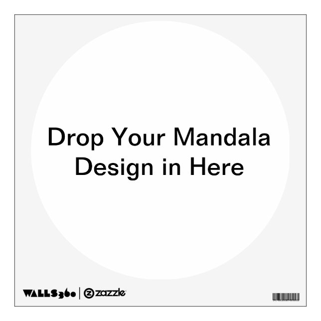 Add Your Custom Mandala Wall Decal (Front)
