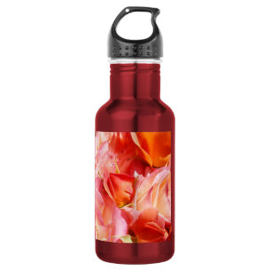 Add Your Custom Message Roses Water Bottle