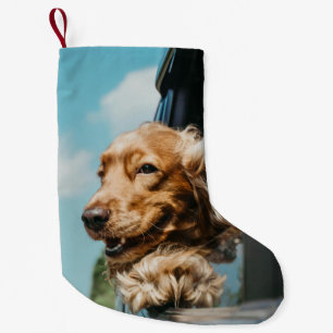 Add Your Custom Photo Dog Pets Small Christmas Stocking
