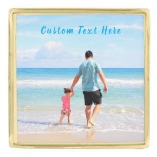 Add Your Custom Photo Lapel Pin Personalized Text