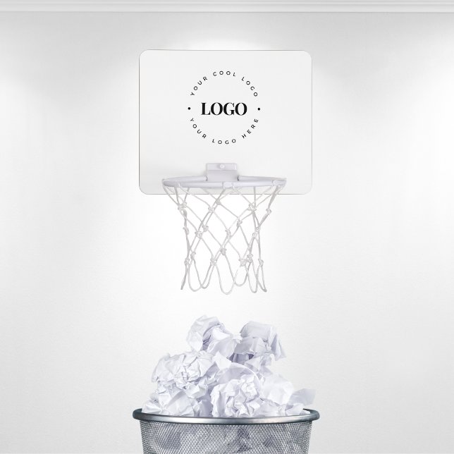 Add Your Custom Round Business Logo Company Mini Basketball Hoop (Creator Uploaded)
