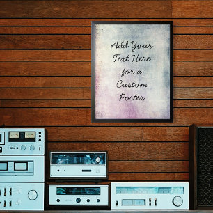 Add Your Custom Text Colorful Grunge Poster