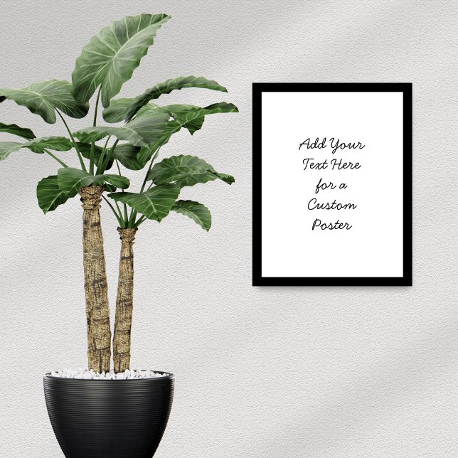 Add Your Custom Text Minimal Cursive Script Poster (Creator Uploaded)